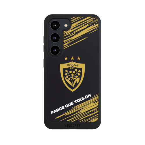 Samsung Galaxy S23 NIVOpure RCT Logo Gold Monochrom
