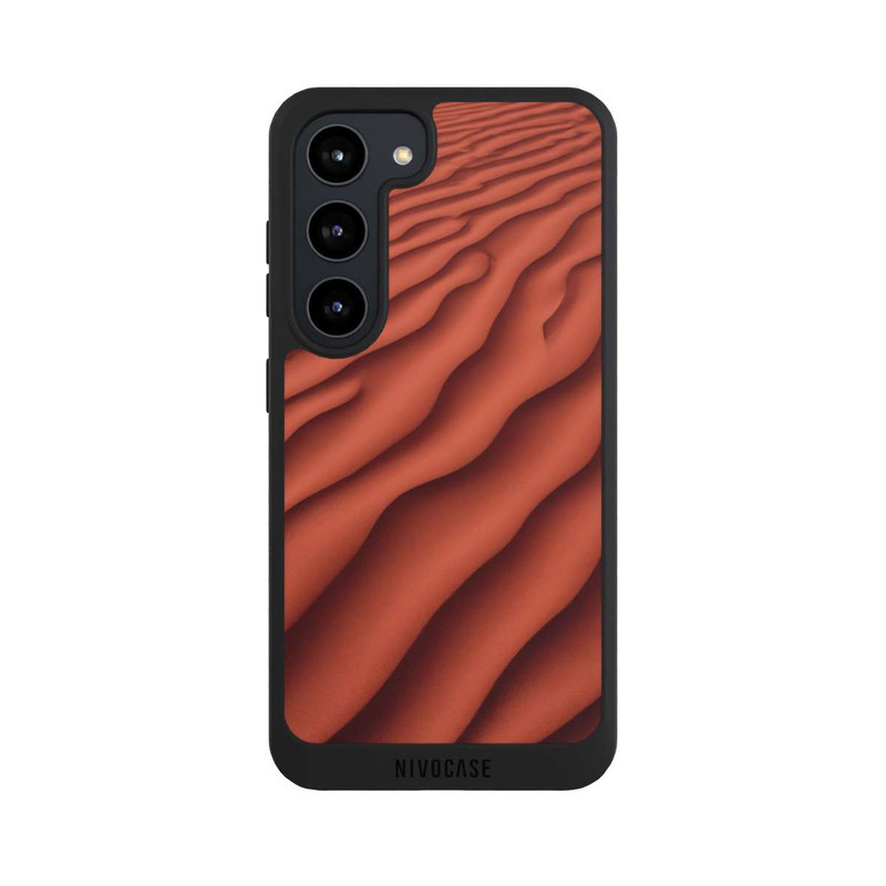 Galaxy S23 NIVOpure Sand Structure Red with AI