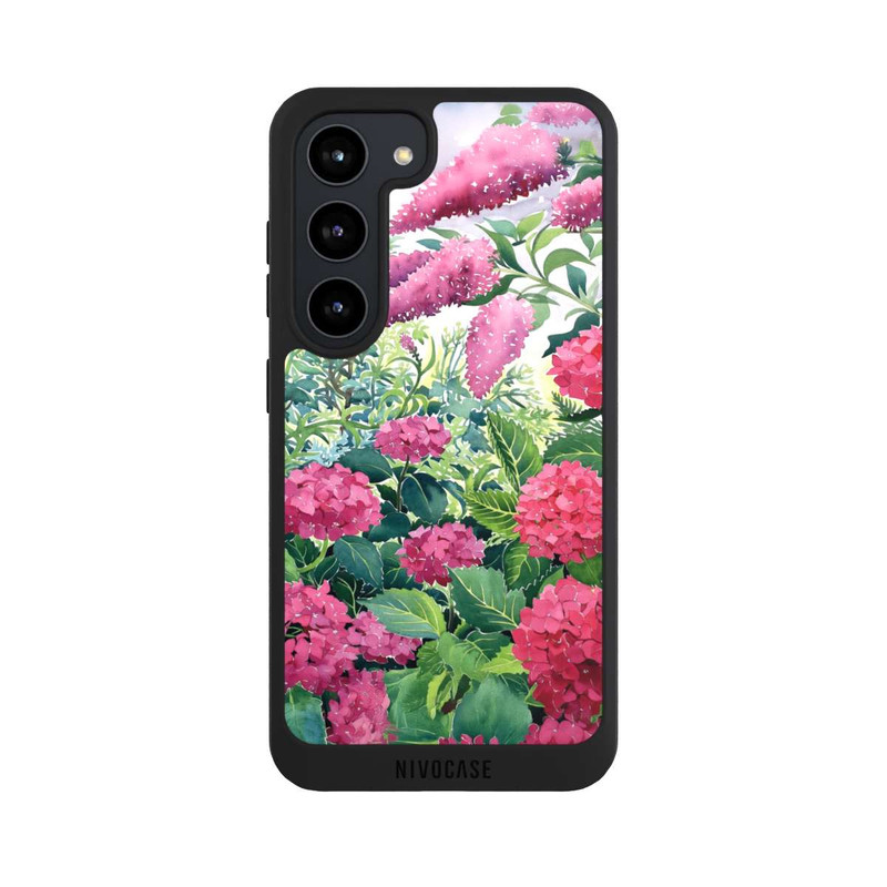 Galaxy S23 NIVOpure Garden Hydrangeas and Buddleia by Christopher Ryland