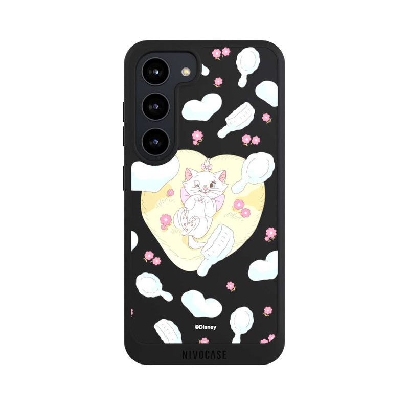 Galaxy S23 NIVOpure Aristocats Marie Hearts Yellow Transparent