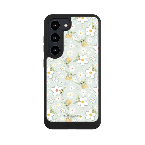 Samsung Galaxy S23 NIVOpure Baby Yoda Blumen Muster