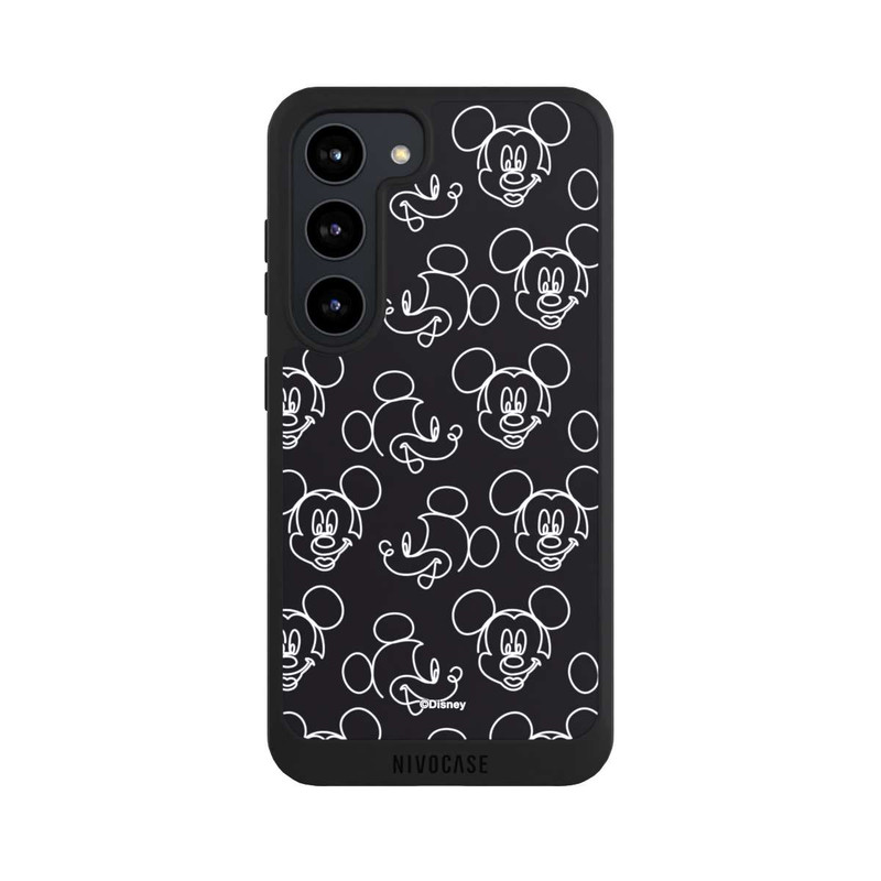 Galaxy S23 NIVOpure Disney Mickey Muster Schwarz