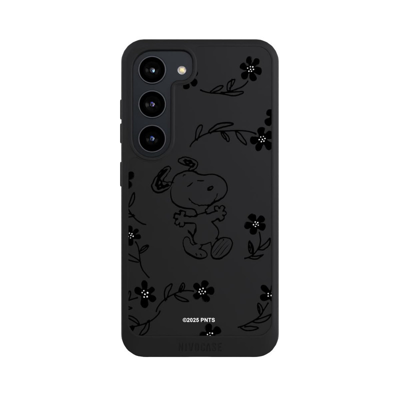 Galaxy S23 NIVOpure Snoopy und Flowers Transparent