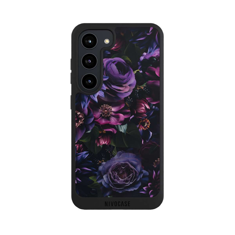 Galaxy S23 NIVOpure Dunkle Lila Blüten 