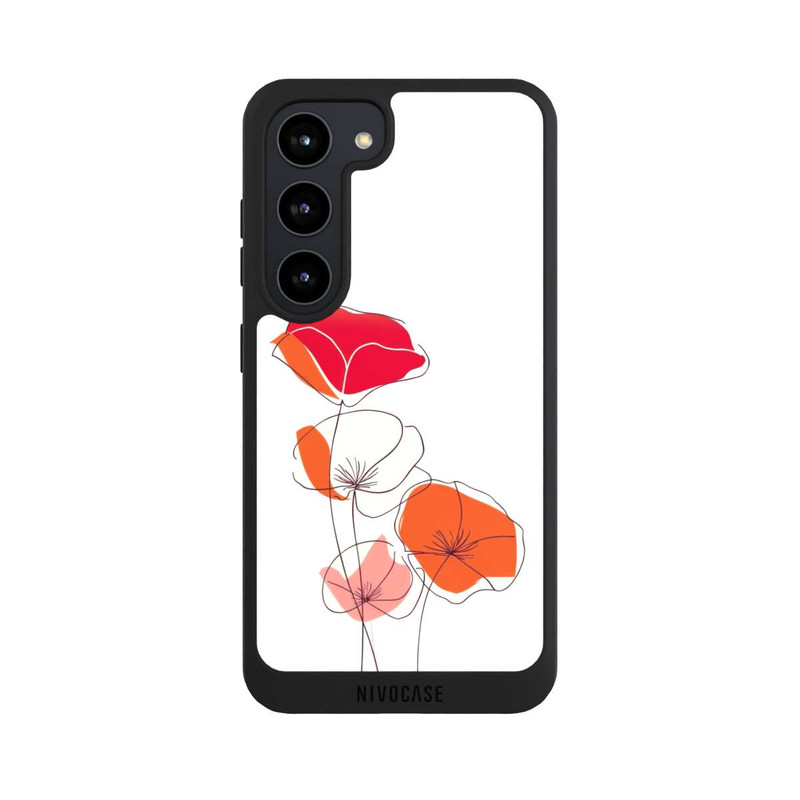 Galaxy S23 NIVOpure Poppies Line Art