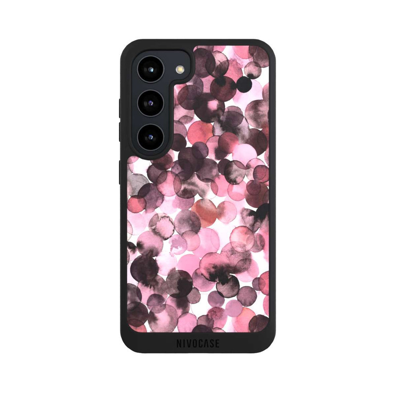 Galaxy S23 NIVOpure Purple Dots Watercolor