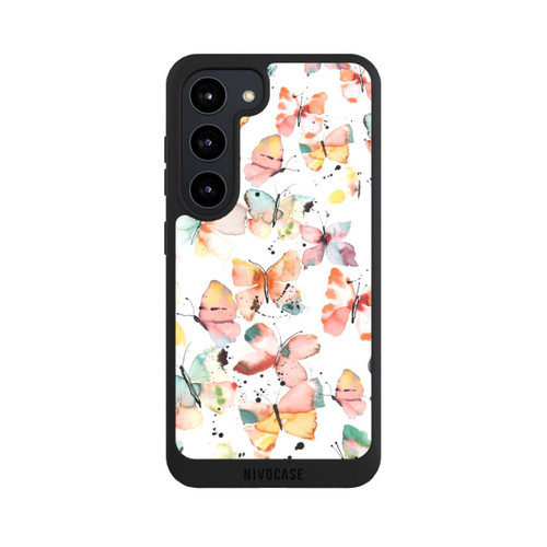 Samsung Galaxy S23 NIVOpure Sanfte Schmetterlinge Muster