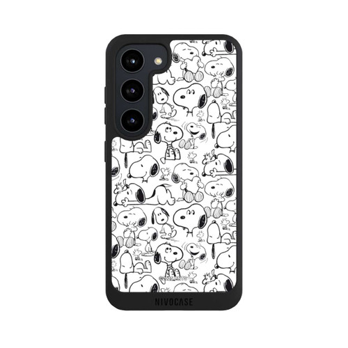 Samsung Galaxy S23 NIVOpure Classic Snoopy Pattern White
