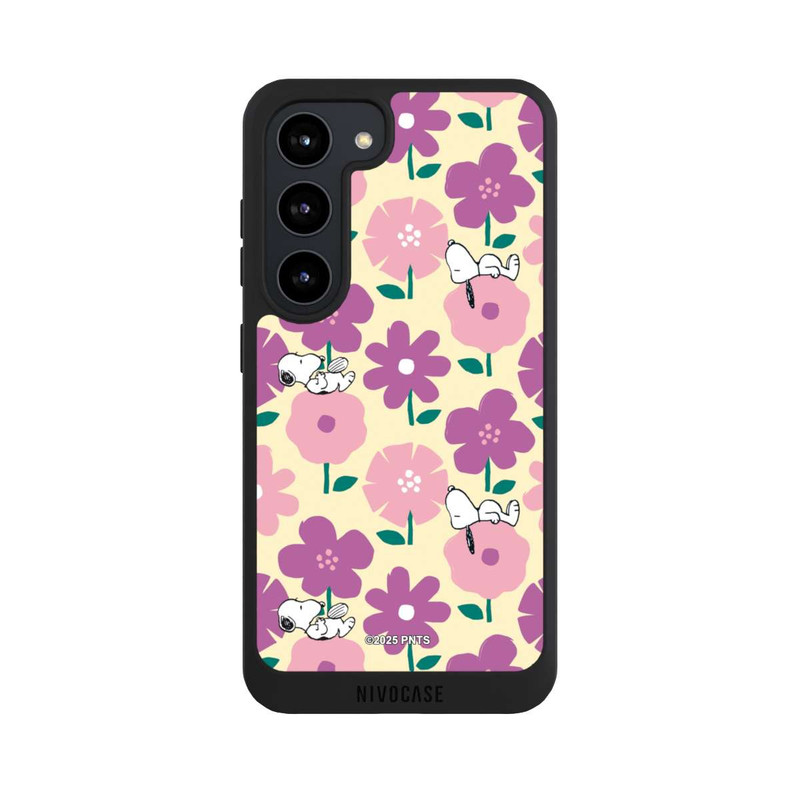 Galaxy S23 NIVOpure Peanuts Flower Pattern Yellow