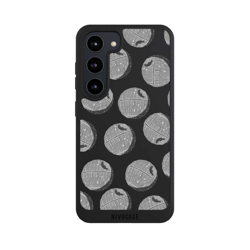 Galaxy S23 NIVOpure death-star-pattern-transparent