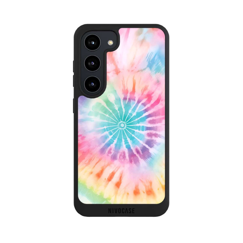 Galaxy S23 NIVOpure Rainbow Color Tie Dye 