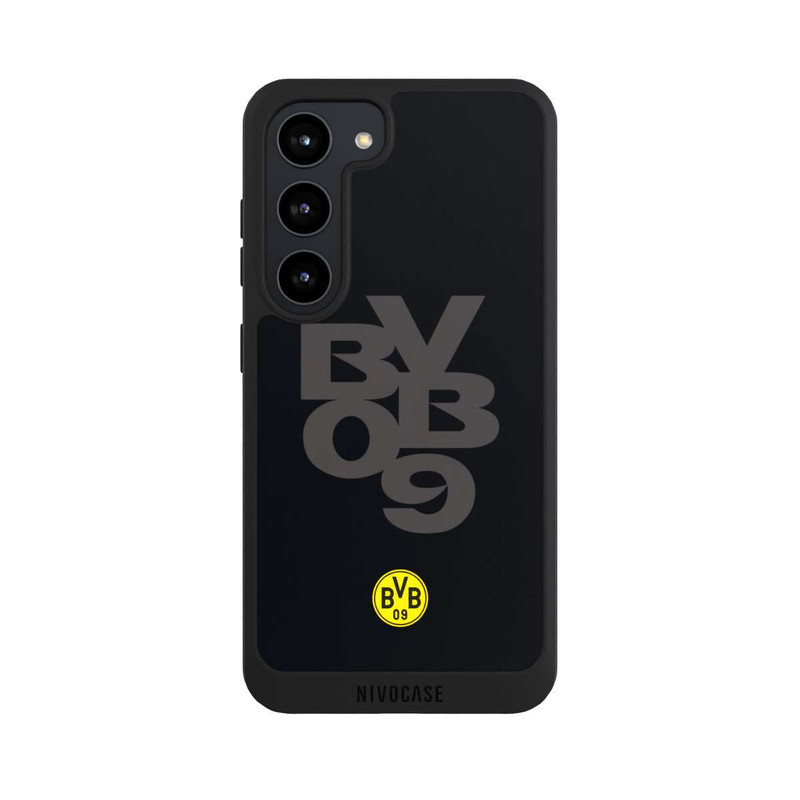 Galaxy S23 NIVOpure BVB09 Grau Schwarz