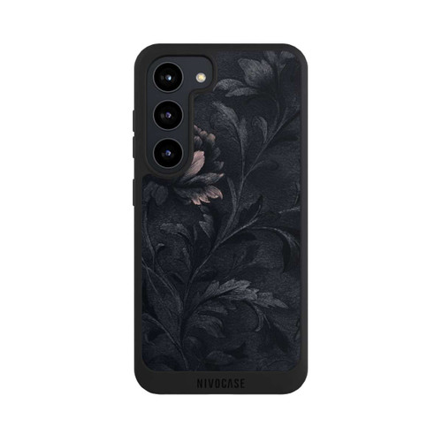 Samsung Galaxy S23 NIVOpure Dunkles Blumenmuster Vintage
