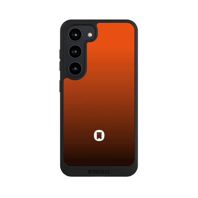 Galaxy S23 NIVOpure Nivocase Gradient Orange Black