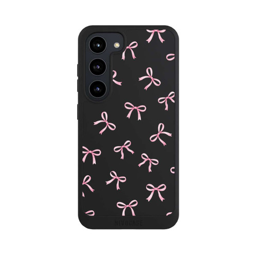 Samsung Galaxy S23 NIVOpure Pink Bows transparent with AI