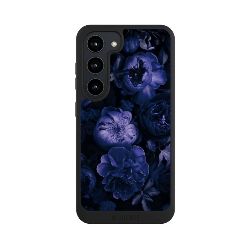 Galaxy S23 NIVOpure Victorian Grandeur Large Flowers Purple Mit KI