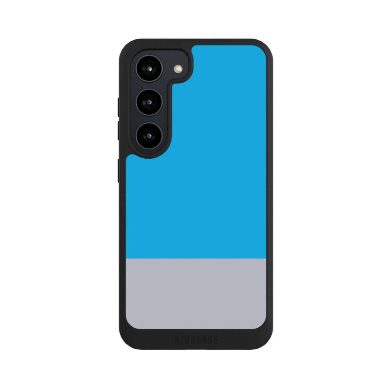 Galaxy S23 NIVOpure Light Blue and Grey Color Combination