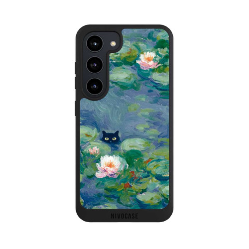 Samsung Galaxy S23 NIVOpure Katze im Teich Monet Gemälde Impressionismus