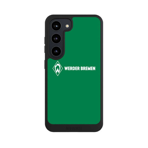 Samsung Galaxy S23 NIVOpure Werder Bremen Schriftzug Raute Grün