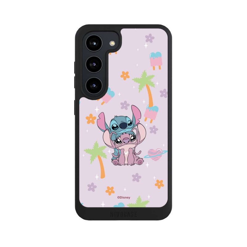 Galaxy S23 NIVOpure Stitch and Angel Cute Couple