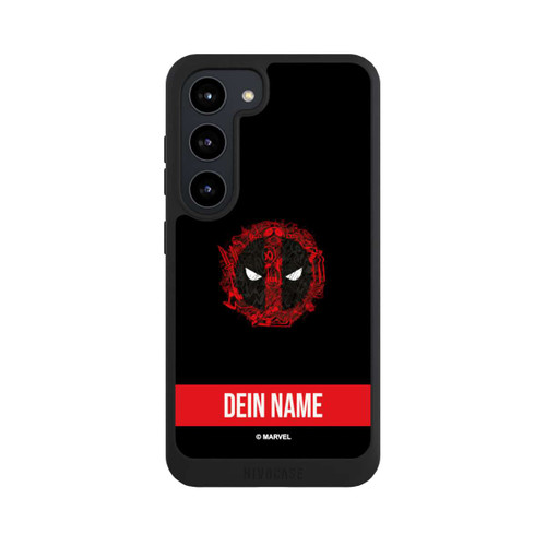 Samsung Galaxy S23 NIVOpure Deadpool Logo Personalisierbar