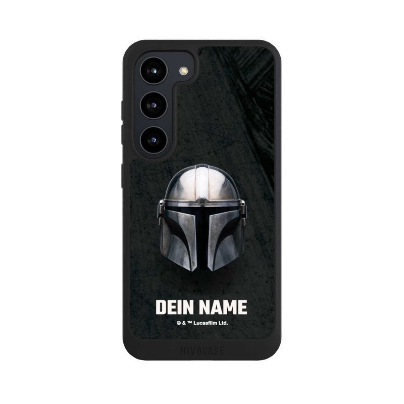 Galaxy S23 NIVOpure Star Wars Mandalorian Black Helmet customisable