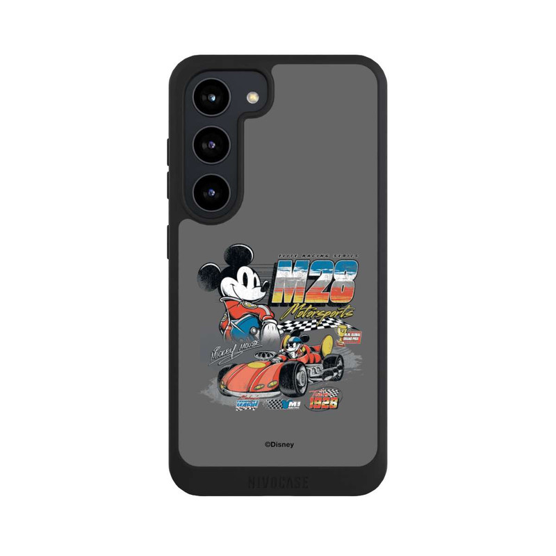 Galaxy S23 NIVOpure Mickey Racing Car Grey M28