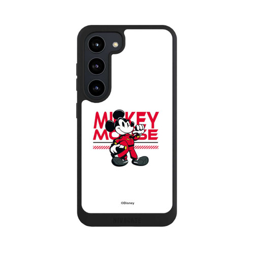 Samsung Galaxy S23 NIVOpure Micky Maus Rennfahrer Weiß