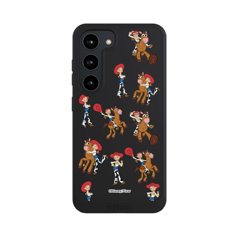 Galaxy S23 NIVOpure Toy Story 5 Jessie Cowboy Pattern Transparent