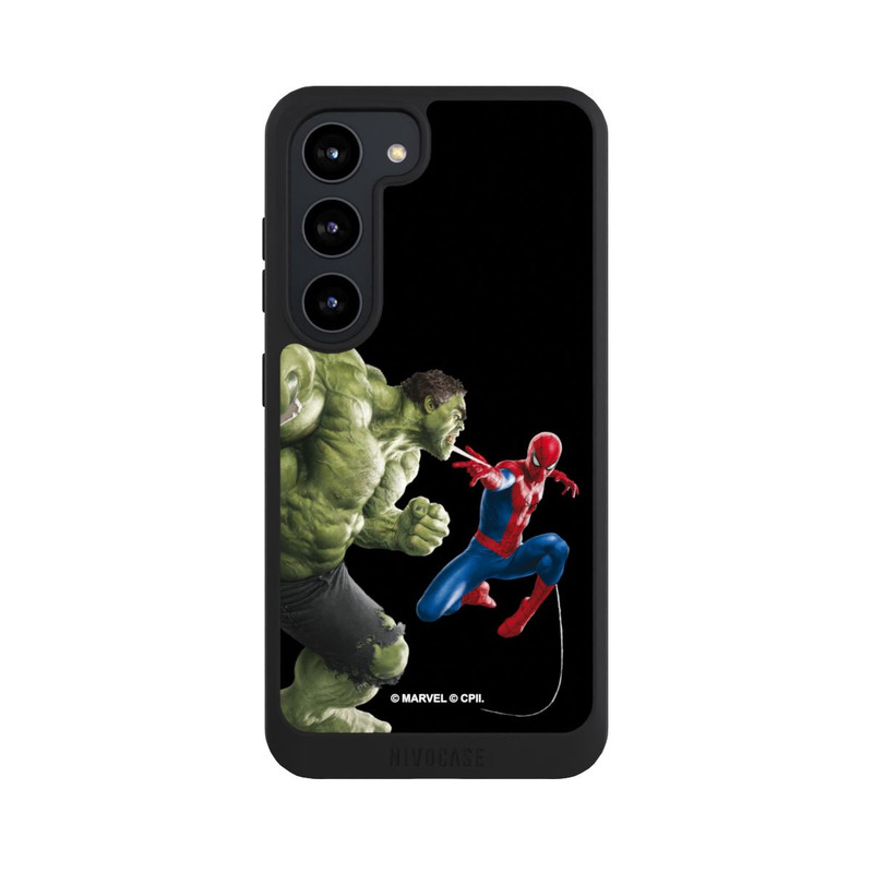 Galaxy S23 NIVOpure Spider-Man fights Hulk
