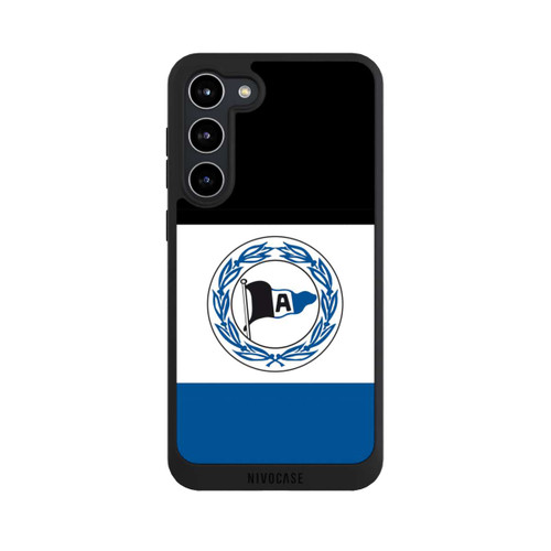 Samsung Galaxy S23+ NIVOpure Arminia Bielefeld Schwarz Weiss Blau