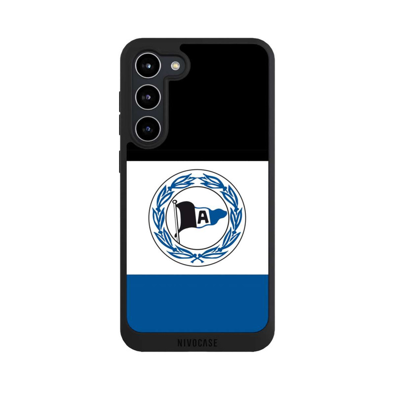 Galaxy S23 + NIVOpure Arminia Bielefeld schwarz weiss blau