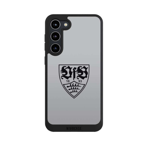 Samsung Galaxy S23+ NIVOpure VfB Stuttgart Wappen Grau