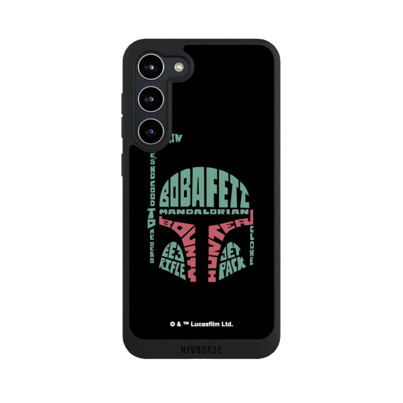 Galaxy S23 + NIVOpure Boba Fett Typo Grafisch