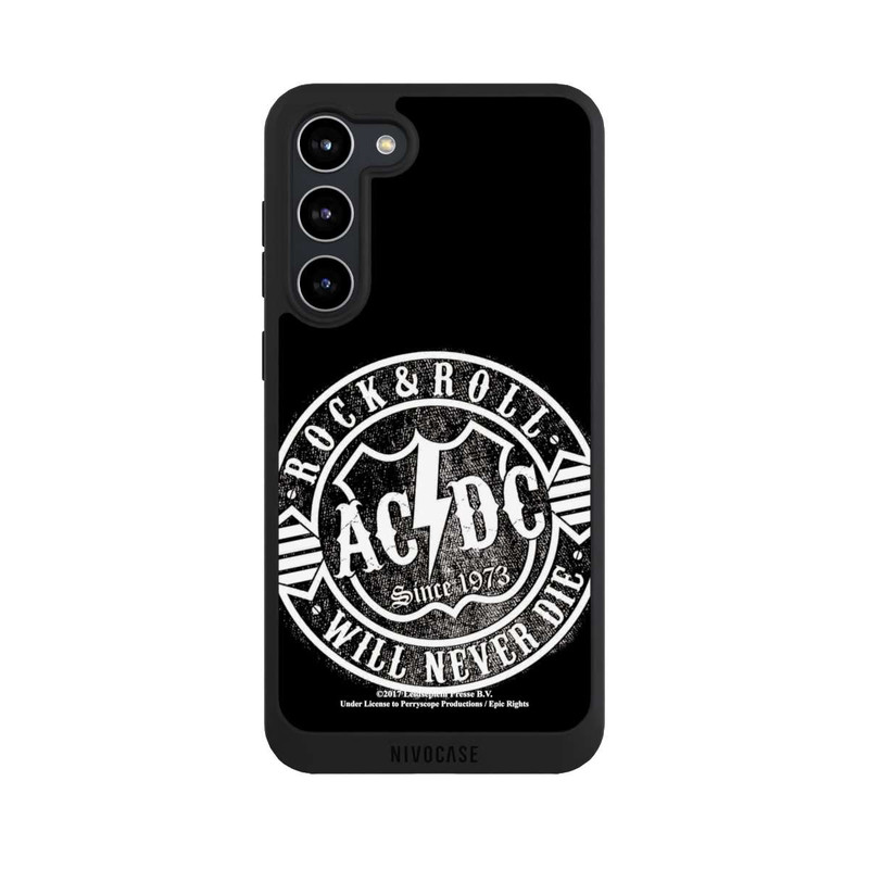 Galaxy S23 + NIVOpure ACDC Rock and Roll Blanc