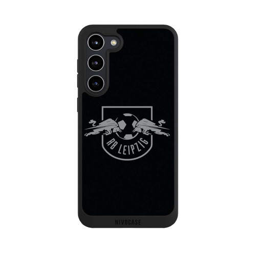 Samsung Galaxy S23+ NIVOpure Grey RB Leipzig logo black background