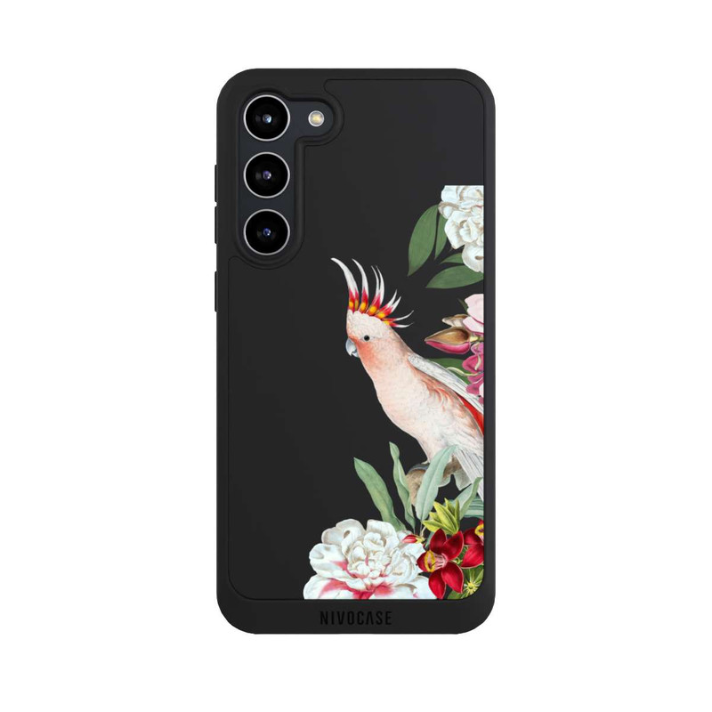 Galaxy S23 + NIVOpure Papagei Blumen