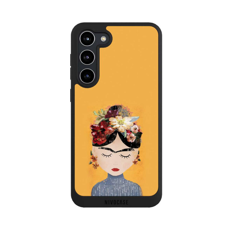 Galaxy S23 + NIVOpure Art Girl Eyebrowes Yellow