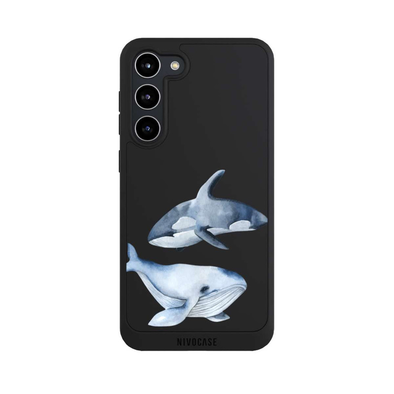 Galaxy S23 + NIVOpure Baleines transparentes