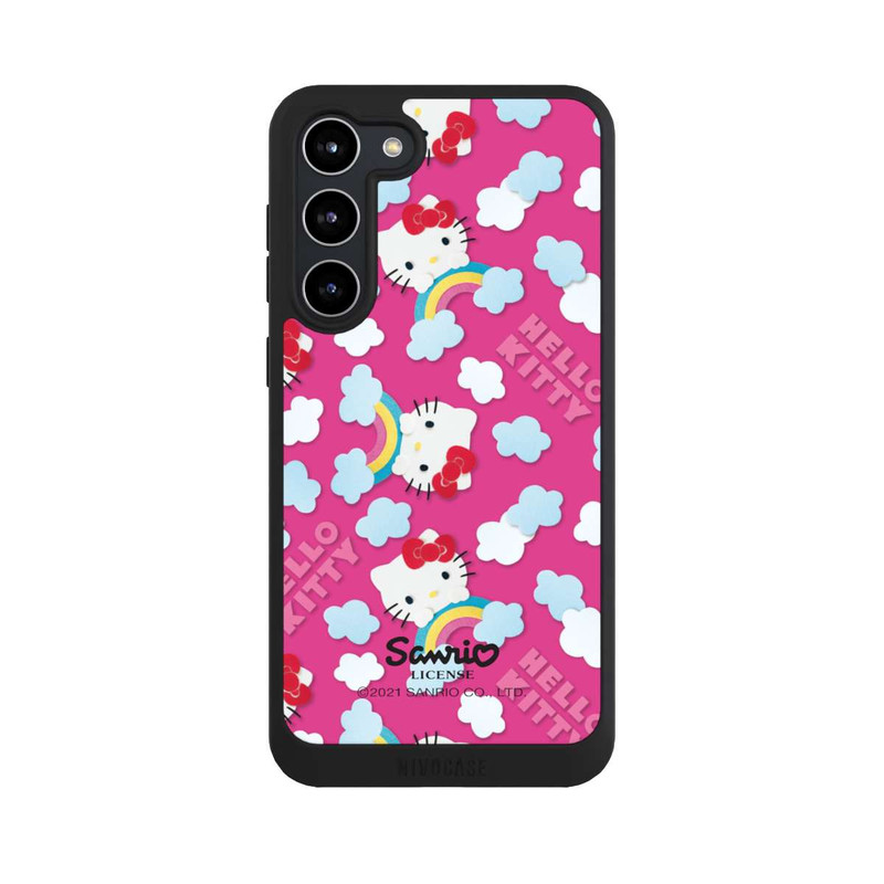 Galaxy S23 + NIVOpure Hello Kitty Regenbogenmuster
