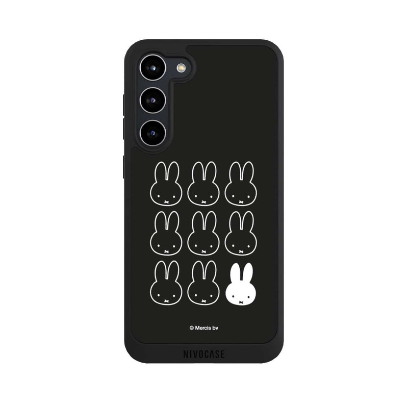 Galaxy S23 + NIVOpure Miffy Schwarz-Weiß