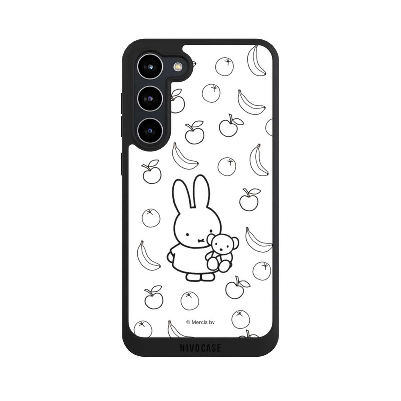 Galaxy S23 + NIVOpure Miffy mit Obst