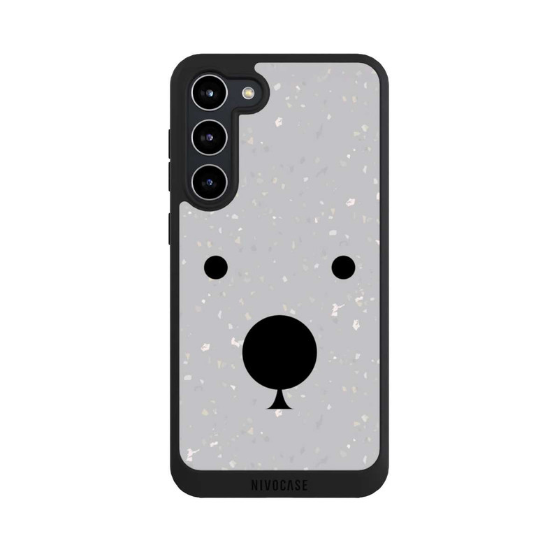 Galaxy S23 + NIVOpure Gros plan sur l'ours