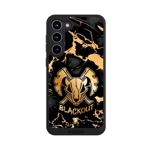 Samsung Galaxy S23+ NIVOpure Marble Gold Logo