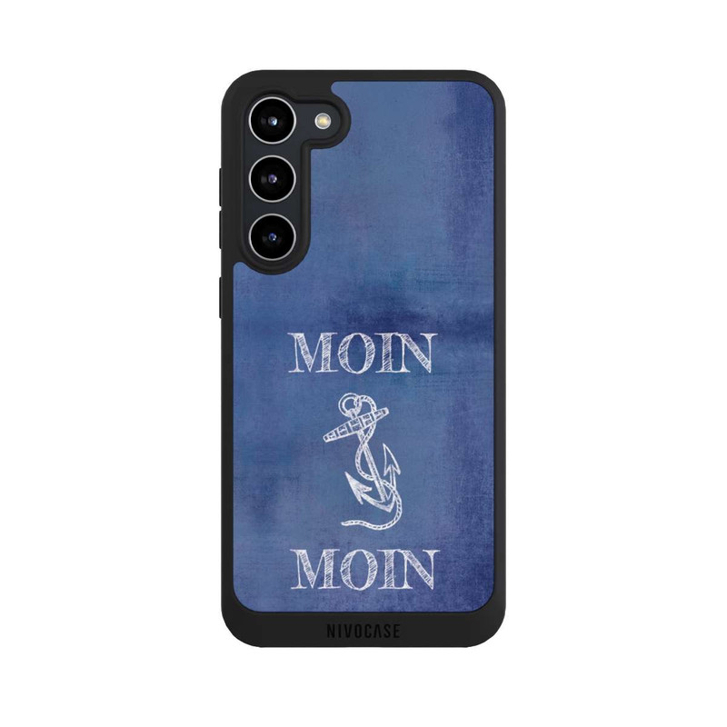 Galaxy S23 + NIVOpure Moin Anker grunge blau