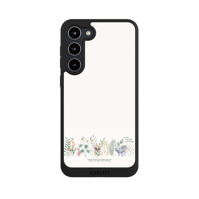 Galaxy S23 + NIVOpure Winnie Puuh und seine Freunde hinter Eukalyptus