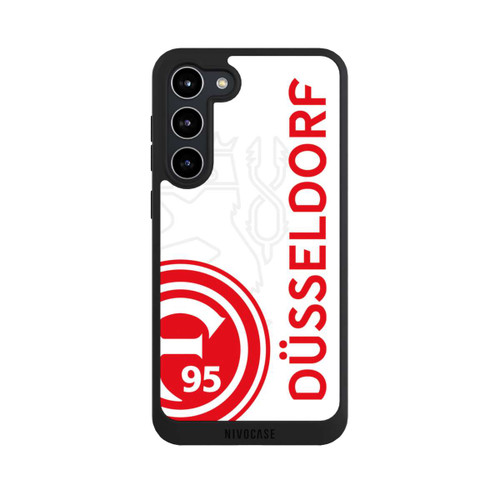 Samsung Galaxy S23+ NIVOpure Fortuna Düsseldorf-Trikotdesign Weiss