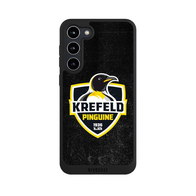 Galaxy S23 + NIVOpure Krefeld Pinguine Logo Schwarz