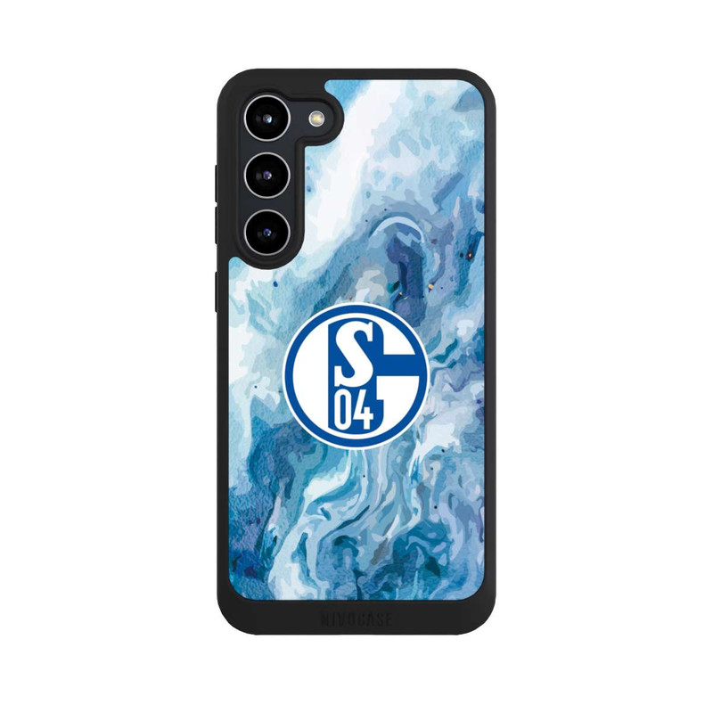 Galaxy S23 + NIVOpure Schalke 04 Flüssig Blau