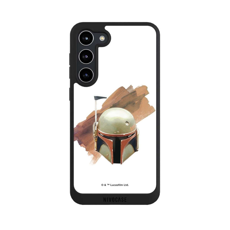 Galaxy S23 + NIVOpure Boba Fett Helm Weiß